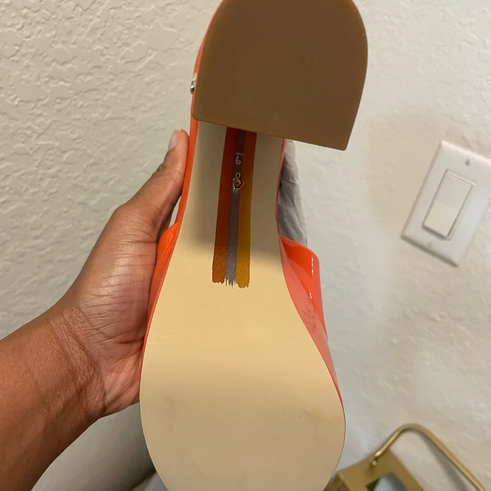 Sam Edelman Kori Tangelo Patent Platform Heels - Picture 10 of 10